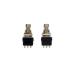 3PDT foot switch Alpha 3PDT type 3 circuit 2 contact 9 pin black 2 piece set VGS-FSW9BKx2p