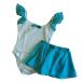 Plier Leotard ребенок балет Kids трико юбка имеется 110 120 130 стандартный высококлассный Dance Performance одежда ( голубой 12