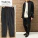 TMDL в тонкую полоску конический Silhouette & roll выше брюки * мужской лодыжка чистый . легкий слаксы костюм 