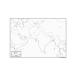  юг Азия большой суша. карта постер мочь написать конутрная карта 2 листов ввод 