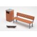 FA10 1/12 парк. bench . мусорная корзина Hasegawa / новый товар 