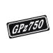 E-63-4 GPz750 чёрный / белый оригиналы te машина боковая крышка нижний обтекатель обтекатель с экраном custom экстерьер бак качающийся рычаг Swing Arm и т.д. 
