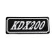 E-67-4 KDX200 чёрный / белый оригиналы te машина боковая крышка нижний обтекатель обтекатель с экраном custom экстерьер бак качающийся рычаг Swing Arm и т.д. 