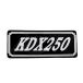 E-71-4 KDX250 чёрный / белый оригиналы te машина боковая крышка нижний обтекатель обтекатель с экраном custom экстерьер бак качающийся рычаг Swing Arm и т.д. 