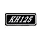 E-75-4 KH125 чёрный / белый оригиналы te машина боковая крышка нижний обтекатель обтекатель с экраном custom экстерьер бак качающийся рычаг Swing Arm и т.д. 