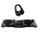 PLX-500-K + DJM-250MK2 + HDJ-X5-K Pioneer sound equipment headphone set DJ beginner set 