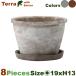  tera low M одного цвета такой же размер 8 шт. комплект ( диаметр 19cm×H13cm)( низ дыра есть /. тарелка есть )( керамика )( цветочный горшок / горшок покрытие )( посадочная машина / садоводство /..../ pot )