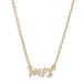 ケイトスペード ネックレス Kate Spade  pave mrs mini pendant necklace (Clear/ Gold) パヴェ ミニ ペンダント ネックレス (ゴールド)