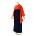  церемония окончания в аренду женщина hakama hakama в аренду . сырой . участник кимоно orange hakama темно-синий женский рост 149cm~162cm. сырой . работа участник университет короткий большой специализация школа hakama комплект 