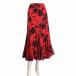  as good as new / seat nesekine beautiful Mai Dance skirt ball-room dancing inscription 9 number (38 number /М corresponding ) red / red flexible beautiful . spring summer autumn winter oriented bottoms lady's 
