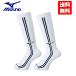  Mizuno mizuno волейбол носки Junior для [ длинный носки ]{ белый × черный }V2MX800670