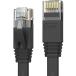 Senetem LAN кабель 10m CAT6 категория 6 основа Flat высокая скорость i-sa сеть кабель тонкий мягкость RJ45 черный 