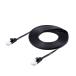  Elecom LAN кабель CAT6A 5m ушко . поломка нет коготь поломка предотвращение коннектор super Flat черный ECLD-GFATBK50