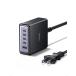 UGREEN зарядное устройство настольный Type-C 65W 5 порт PD внезапный скорость [USB-C×4 USB-A×1] одновременно зарядка возможна PD/QC4+/PPS стандарт соответствует 