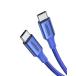 UGREEN USB Type C кабель PD соответствует 100W/5A супер внезапный скорость зарядка USB C to USB C разъединение предотвращение iphone17/16/15sili