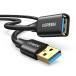 UGREEN USB удлинение 2M USB3.0 удлинение кабель позолоченный коннектор высокая скорость данные пересылка a мужской -a женский USB кабель удлинитель 
