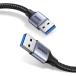 UGREEN USB кабель мужской мужской USB 3.0 a-a модель 5Gbps высокая скорость пересылка высокая прочность aru Michel . нейлон плетеный свет подача тока для холодный 