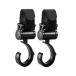  Samco s коляска крюк текстильная застёжка тип мульти- крюк предотвращение скольжения 360 раз поворотный выдерживаемая нагрузка 20kg багаж крюк велосипед крюк универсальный крюк... (2 шт 