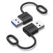 UGREEN USB-C изменение адаптер 2 шт. комплект 10Gbps внезапный скорость зарядка . высокая скорость данные пересылка USB-C( женский ) to USB-A( мужской ) адаптор 