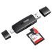 UGREEN SD устройство для считывания карт Type-C OTG соответствует 1 шт. 2 позиций USB3.0 Microsd 2TB до большая вместимость карта . соответствует Androids