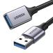 UGREEN USB удлинение кабель USB3.0 5Gbps высокая скорость данные пересылка A-A модель мужской женский USB удлинитель нейлон плетеный производства брать . поворот ..0.5m