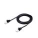  Elecom LAN кабель CAT6A 2m ушко . поломка нет коготь поломка предотвращение коннектор super Flat черный ECLD-GFATBK20