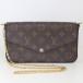 LOUIS VUITTON Louis Vuitton монограмма M81896 небольшая сумочка * Ferrie si- сумка на плечо ( ломбард глициния тысяч магазин )