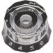 �Υ� Knob - Plastic, Knurled Shaft, Lampshade, PRS Style, Clear (1) [����170�ߤ��� Ʊ����]