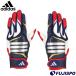  бейсбол adidas 61 batting перчатка BASIC adidas batting перчатки перчатки подающего обе рука в общем взрослый (LBG405-2964)