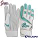  бейсбол Kubota slaga- batting перчатки KUBOTA Slugger batting перчатка batting перчатки обе рука (LT25-H1-WHT-EME)
