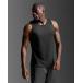 2XU two время z You мужской обвес бак майка бег рубашка безрукавка "дышит" легкий отражающий . Logo MR7440A BLK/SRF черный чёрный почтовая доставка использование возможно 