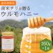 外国産はちみつ　ウルモハニー　南米チリ産蜂蜜　南米のマヌカハニーと呼ばれています　160g　ガラス瓶入り　創業百二十余年藤原養蜂場