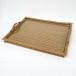HERMES Hermes picnic o gap rattan square tray glass attaching * including in a package un- possible y202-2537687[Y commodity ]