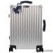 FENDI Fendi RIMOWA Rimowa сотрудничество FF Logo дорожная сумка чемодан 33L серебряный × темно-синий 7VV133 б/у бесплатная доставка 