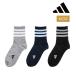 adidas( Adidas ) носки Crew длина one отметка 3шт.@ линия Logo дезодорация пальцы ног пятка укрепление DEO (123-16B7) удача .fukuske..... покупка 