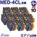 MED MED-4CL �G�v�\�� �C���N MED 4�F�~10�Z�b�g ���_�}���L EPSON �v�����^�[�p �݊��C���N�J�[�g���b�W MED-BK MED-C MED-M MED-Y �Ή��@�� EW-056A EW-456A