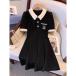  Golf одежда рубашка One-piece Polo One-piece Golf One-piece Flare плиссировать теннис одежда вентиляция . пот короткий рукав A линия надеты .. летний polo