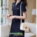  Golf одежда Polo One-piece женский спорт туника Golf One-piece длинный рубашка-поло лето ko-te вентиляция . пот короткий рукав polo A линия красивый .