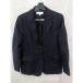 * BEAUTY &amp; YOUTH view ti and Youth UNITED ARROWSlinen100% long sleeve jacket size M navy lady's 