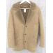 # G.L.BOWRON длинный рукав мутон жакет 38 Brown #
