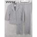 * INDIVI Indivi 7 минут рукав брючный костюм верх и низ выставить 36 серый * 1002799895330