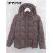 # UNIQLO Uniqlo длинный рукав пуховик размер S Brown женский 