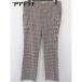 * green label relaxing UNITED ARROWS проверка flare pants размер 36 бежевый Brown женский 