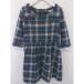 * Sweet Mommy Suite мумия проверка материнство 7 минут рукав Mini One-piece размер L темно-синий бежевый женский 