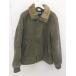 * EDIFICE Edifice вельвет длинный рукав с хлопком жакет размер 38 хаки женский 
