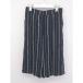 * PLST плюс te полоса гаучо брюки размер M темно-синий "теплый" белый женский P