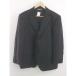 * marie claire homme Мали * clair Homme 2B формальный длинный рукав tailored jacket размер 100 BB5 черный мужской P