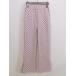 * GORGE теснина общий рисунок flare pants размер F розовый "теплый" белый женский P