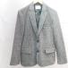 * INHERIT in износ to простой взрослый бизнес длинный рукав tailored jacket размер M серый мужской E