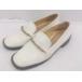 * CHARLES &amp; KEITH Charles & Keith цепь Loafer обувь размер 36 "теплый" белый серия женский E